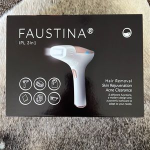 IPL Hair Removal, Skin Rejuvenation Acne Clearance Device. Faustina IPL 3 in 1